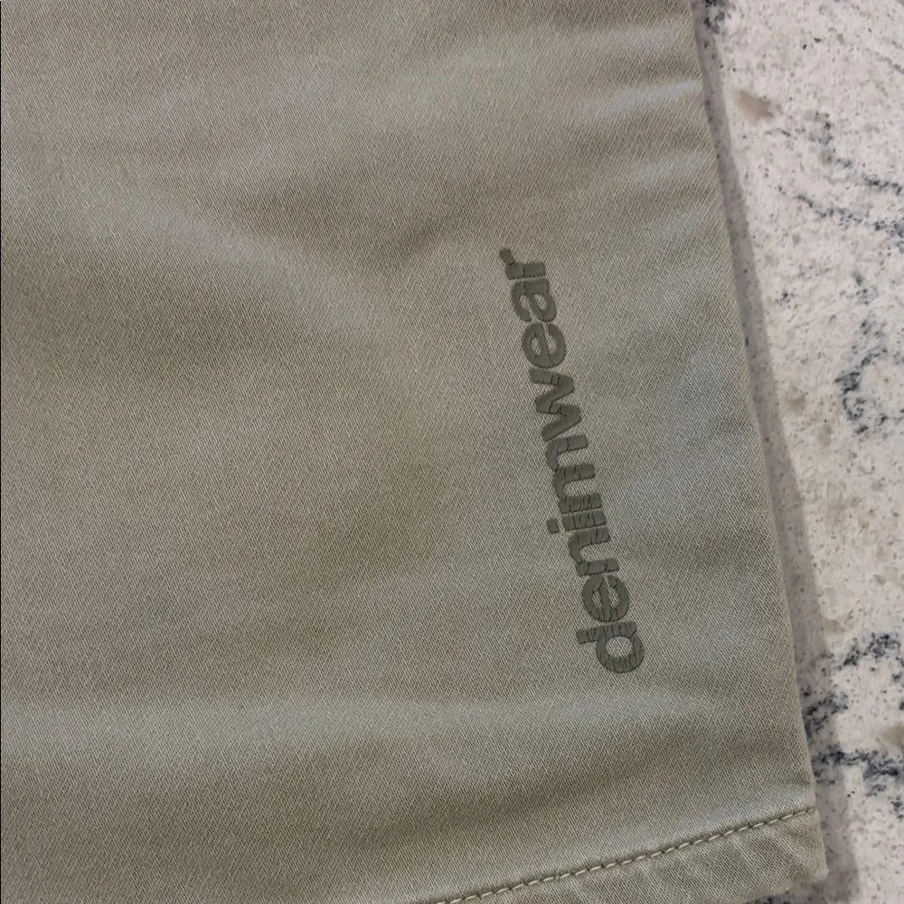 Zara Olive Green Athletic Drawstring Shorts